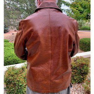 Banana Republic Men's XL Brown Leather Jacket